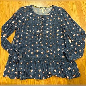 Matilda Jane Women’s Peplum Floral Top